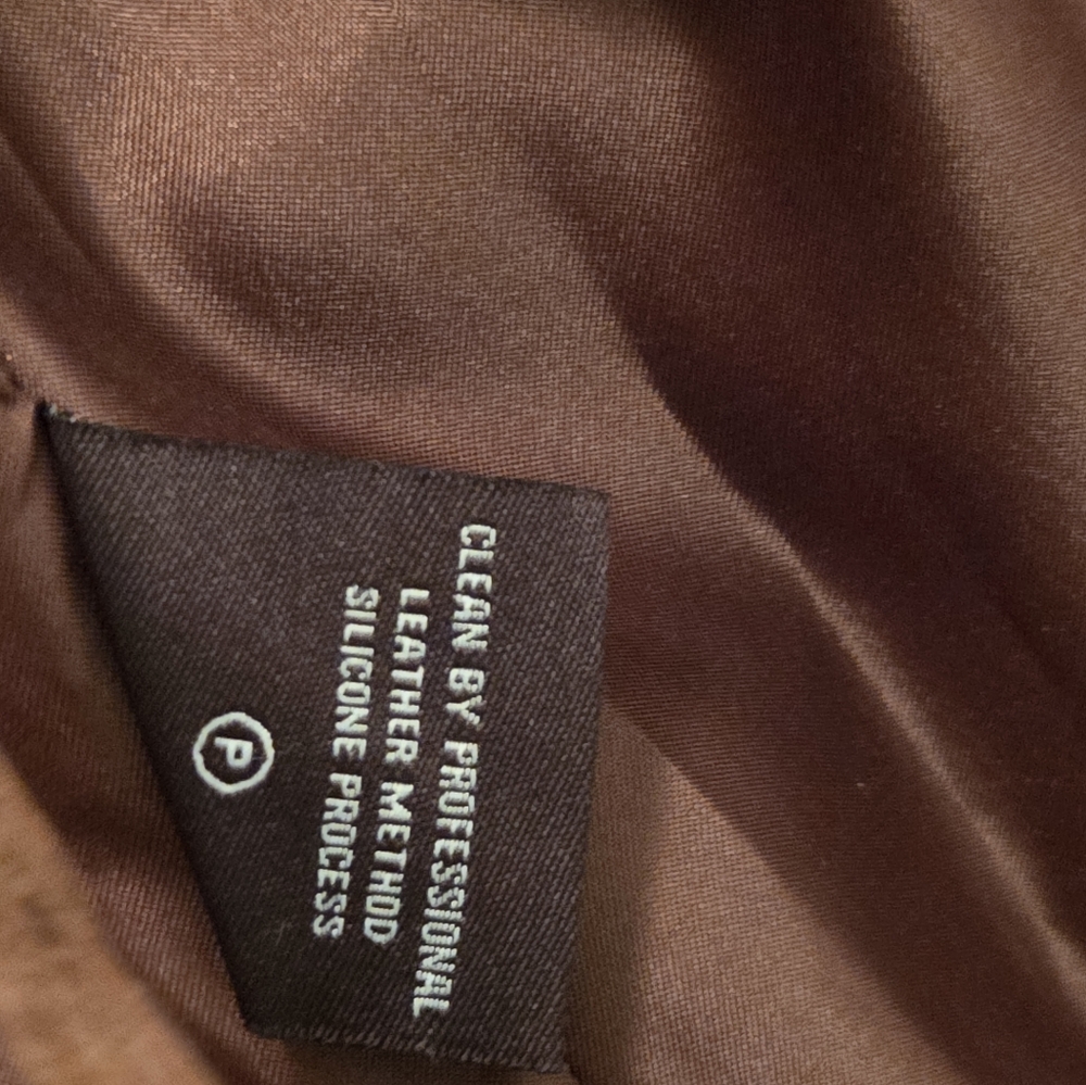 CHI by Falchi Tan Leather Studded Jacket NWT L - Picture 9 of 16